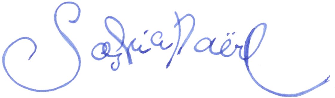 Handtekening foto Karen