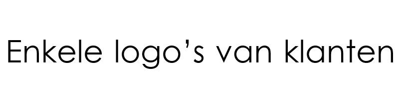 enkele logos van klanten